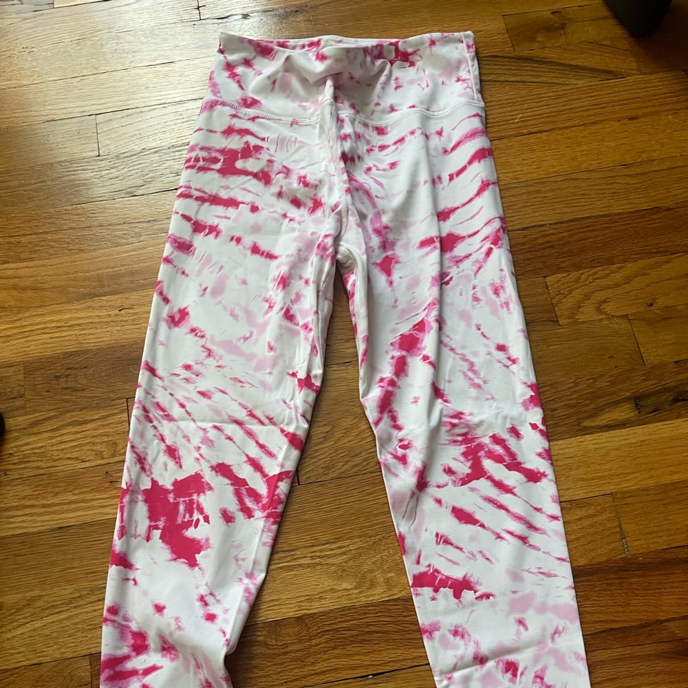 Carbon 38 Pink Tie Dye Celestine Leggings 7/8”
